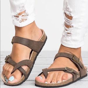 Brown sandals